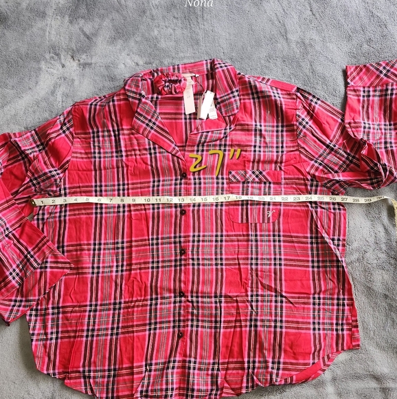 Victoria Secret Flannel Pj set size XXL NWT - Picture 10 of 13